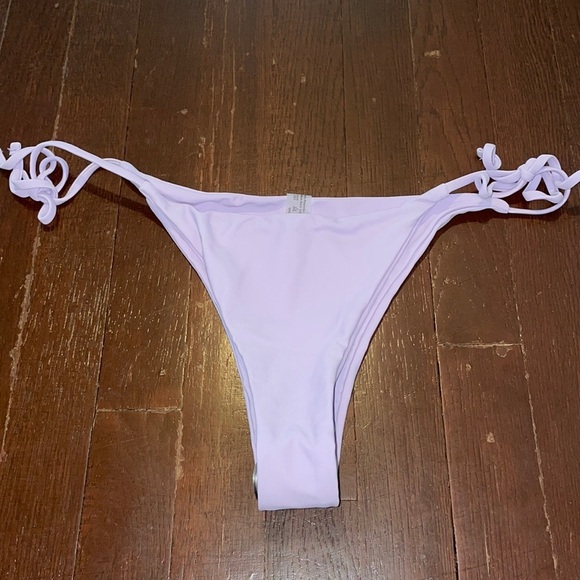 Women's SHEIN Triangle Tie Swimsuit Cheeky Bikini Bottoms Large - Picture 1 of 9